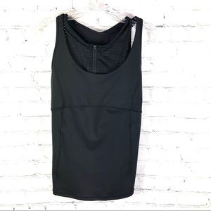 NWT Athleta A Game Support Top Black‎ Size XS Semi-Fitted SwiftLite Fabric